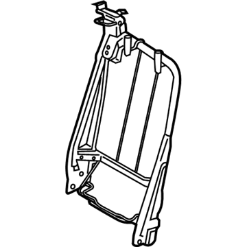 Ford BK3Z-99613A38-T Frame And Spring - Front Seat