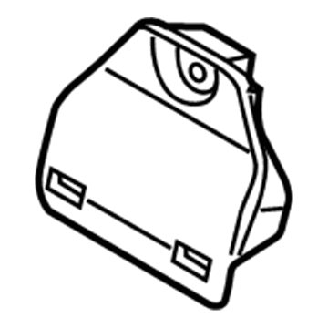 Ford BK3Z-99611B90-EA Bezel - Seat Belt Guide Bracket