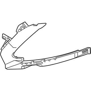 Lincoln DA5Z-17C972-A Bracket - Bumper Mounting