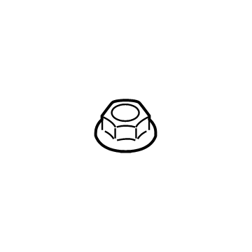 Ford -W520101-S442 Nut - Flanged