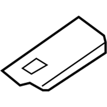 Ford 8S4Z-5423712-AA Switch Bezel, Gray, Front Passenger Side 8S4Z-5423712-AA Ford Switch Bezel, Gray, Front Passenger Side Illustration 1 of 1
