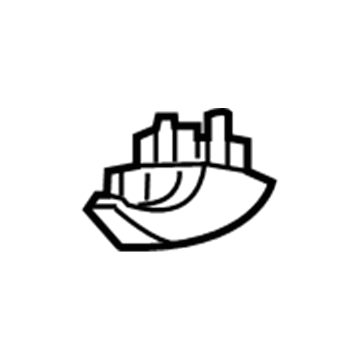 BM5Z-5829024-AB Ford Coat Hook Illustration 1 of 1