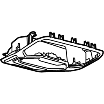 Ford BM5Z-58519A70-AA Overhead Console, Upper BM5Z-58519A70-AA Ford Overhead Console, Upper Illustration 1 of 1