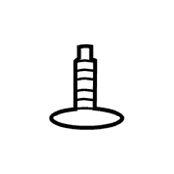 -W716113-SS3AM Ford Headliner Retainer Illustration 1 of 1