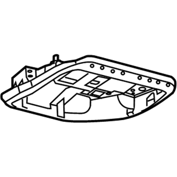 BM5Z-58519D58-A Ford Console Base Illustration 1 of 1