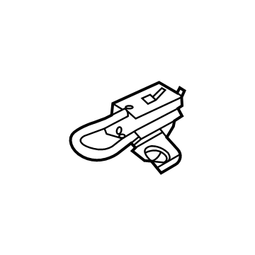 Ford MB3Z-17A954-B Bracket Assembly - Towing Hook Support
