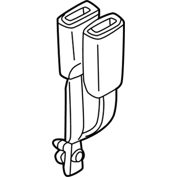 Mercury 3L2Z-7860045-AAC Buckle Assembly - Seat Belt