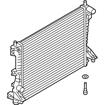 Ford H2MZ-8005-T Radiator Assembly