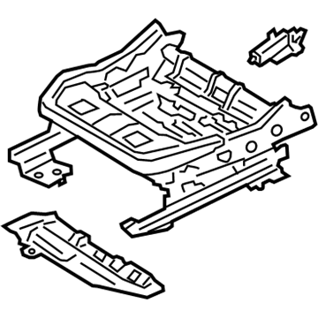 Ford KB3Z-2161711-C Seat Base KB3Z-2161711-C Ford Seat Base Illustration 1 of 1