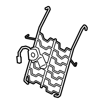 CU5Z-9665500-U Ford Lumbar Support, Front Driver Side Illustration 1 of 1