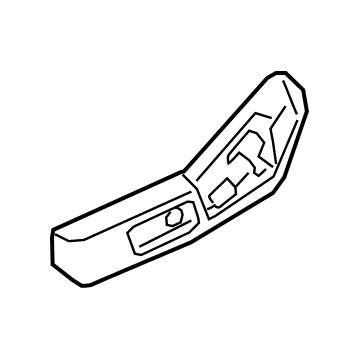 Ford KB3Z-2162187-CA Valance, Front Outer Driver Side KB3Z-2162187-CA Ford Valance, Front Outer Driver Side Illustration 1 of 1