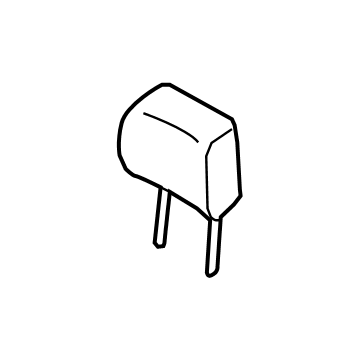 Ford MB3Z-60611A08-BA Headrest - Cover And Pad