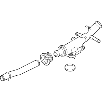 Ford FT4Z-8592-D Connection Water Outlet