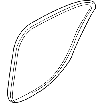 Mercury 6H6Z-54253A10-AD Weatherstrip
