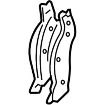 Ford Expedition Brake Shoe Set - 4L1Z-2001-BA