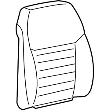 Ford 6R3Z-7664416-AA Cover Assembly - Seat Back