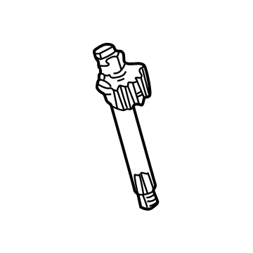 Ford EOAZ-3575-A Shaft - Steering Gear Sector