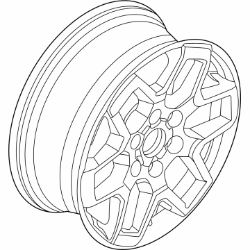 Ford M2DZ-1007-T Wheel Assembly