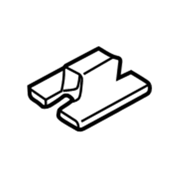 Ford YS4Z-5463371-AA Rear Floor Pan Retainer YS4Z-5463371-AA Ford Rear Floor Pan Retainer Illustration 1 of 1