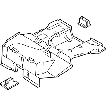 Ford 6S4Z-6311215-A Pan Assembly - Floor - Center