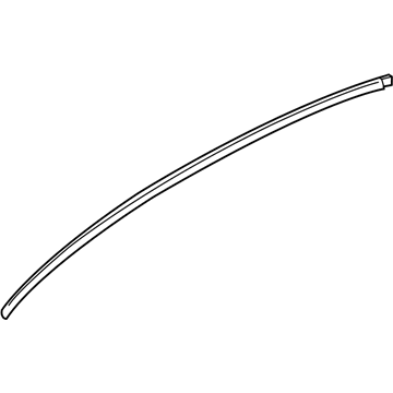 Ford BE8Z-5850462-A Moulding - Roof Drip Rail Finisher