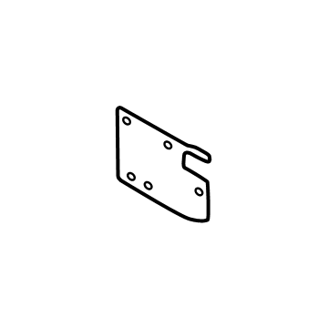 FL3Z-2660328-A Ford Seat Back Frame Bracket, Driver Side Illustration 1 of 1