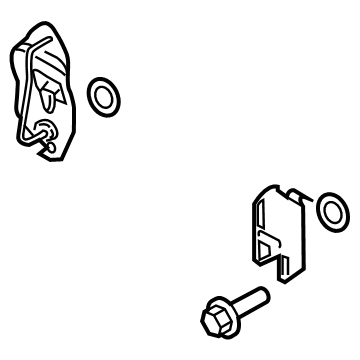 Ford 9U5Z-9662452-A Striker Assembly - Latch