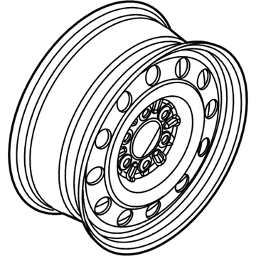 Ford 2L1Z-1015-BA Wheel Assembly