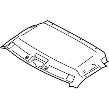 Ford BT1Z-6151916-AA Panel Assembly - Roof Trim - Side Front