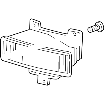 Ford 1L3Z-15200-AA Lamp Assembly - Fog - Front