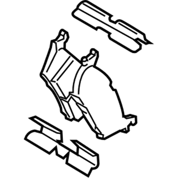 Ford FL3Z-2200-D Pad - Brake