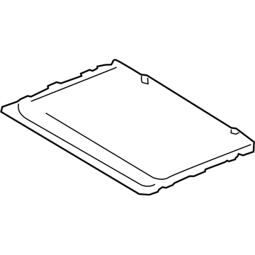 DP5Z-54519A02-AA Ford Sunshade Illustration 1 of 1
