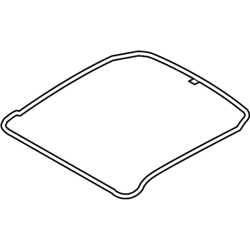 DP5Z-5451884-A Ford Front Weatherstrip Illustration 1 of 1