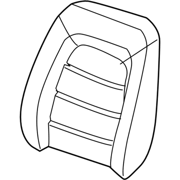 Lincoln 2C5Z-7864416-BAA Cover Assembly - Seat Back