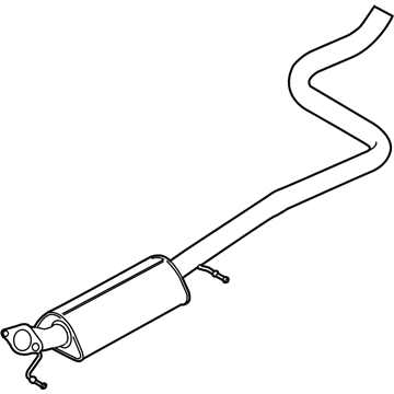 Ford C1BZ-5230-A Muffler Assembly - Front