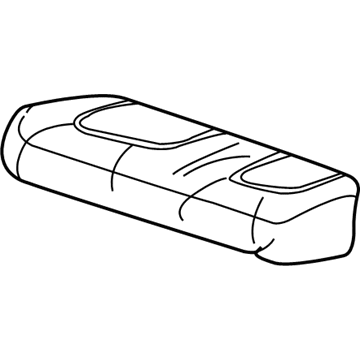 Ford 4L2Z-7863804-YAB Cover Assembly - Rear Seat