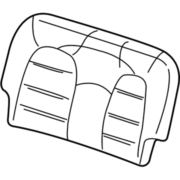 Ford 4L2Z-7866600-YAB Cover Assembly - Rear Seat
