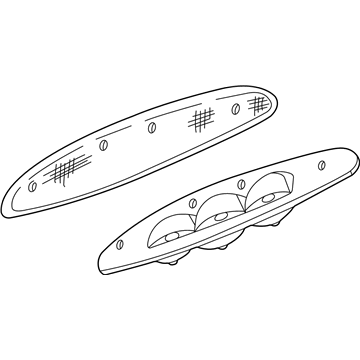 Ford 7L1Z-13A613-B Lamp Assembly - Rear - High Mounted