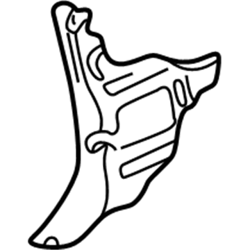 Ford 6C3Z-2502344-AAB Panel - Cowl Side Trim