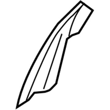 Ford 8C3Z-1520521-B Weatherstrip