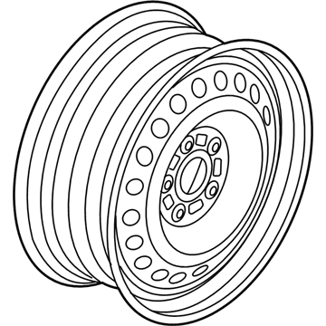 Ford CJ5Z-1015-A Wheel Assembly