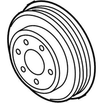 Ford CV6Z-6312-D Pulley - Crankshaft