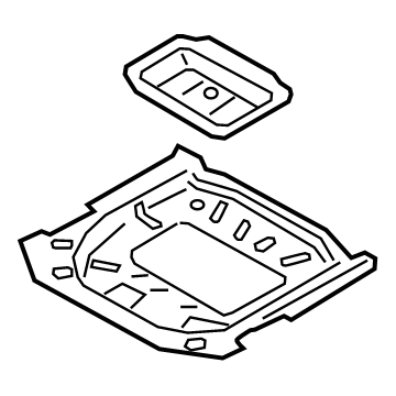 LX6Z-7847122-K Ford Extension - Rear Floor Panel - Side Illustration 1 of 1