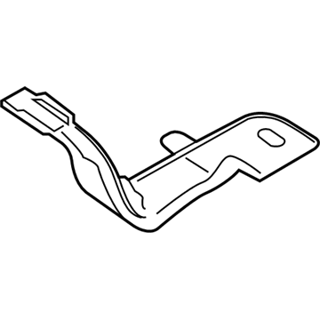 Ford GD9Z-19B680-A Floor Duct, Passenger Side GD9Z-19B680-A Ford Floor Duct, Passenger Side Illustration 1 of 1