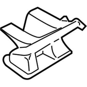 Ford GD9Z-18C420-E Supply Duct GD9Z-18C420-E Ford Supply Duct Illustration 1 of 1