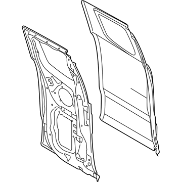 Ford KB3Z-2124630-A Door Assembly - Hinged Side Loading