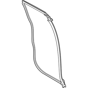EB3Z-2125324-D Ford Weatherstrip Illustration 1 of 1