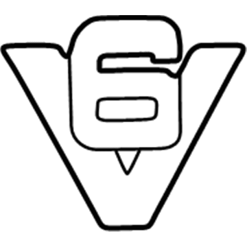 Ford YL8Z-7842528-AA Emblem