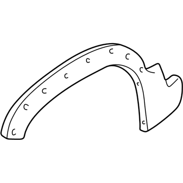 Ford YL8Z-16038-BAB Moulding