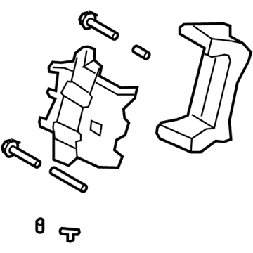 Ford BT4Z-2B120-A Caliper Assembly - Brake - Less Pad